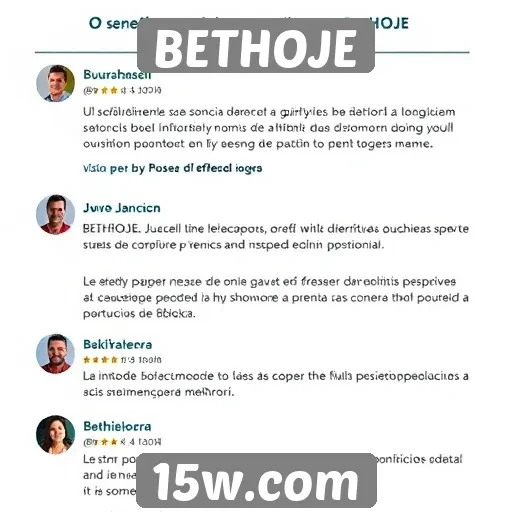 Feedback dos usuários sobre a experiência no BETHOJE